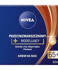 NIVEA Przeciwzmarszczkowy Modelujący Krem na Noc 65+ 50ml