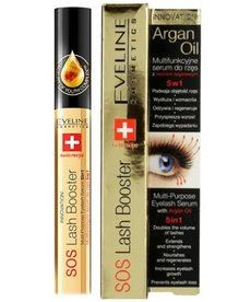 EVELINE SOS Lash Booster Argan Oil Eyelash Serum 10ml