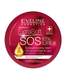 EVELINE Extra Soft SOS 10% Urea Krem Intensywnie Regenerujący 175ml
