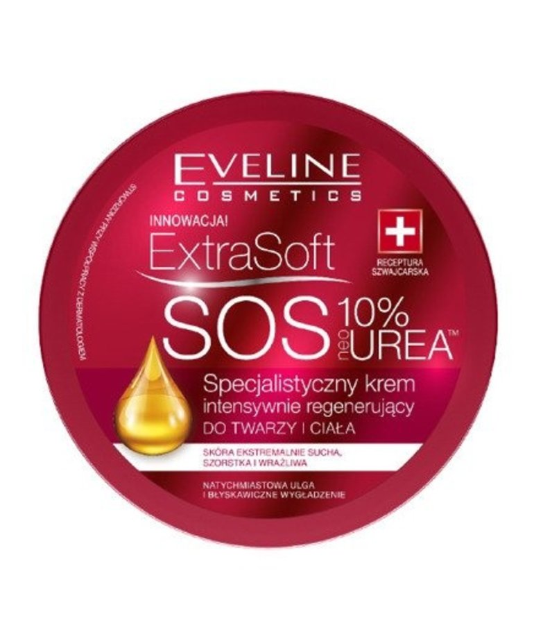 EVELINE Extra Soft SOS 10% Urea Cream Intensively Regenerating 175ml