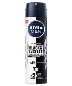 NIVEA Men Antiperspirant Invisible Black & White Original 150ml