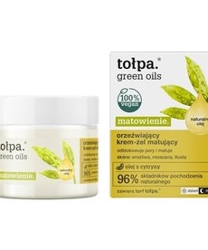 TOLPA TOŁPA Green Oils Matowienie Orzezwiający Krem -Żel Matujący 50ml