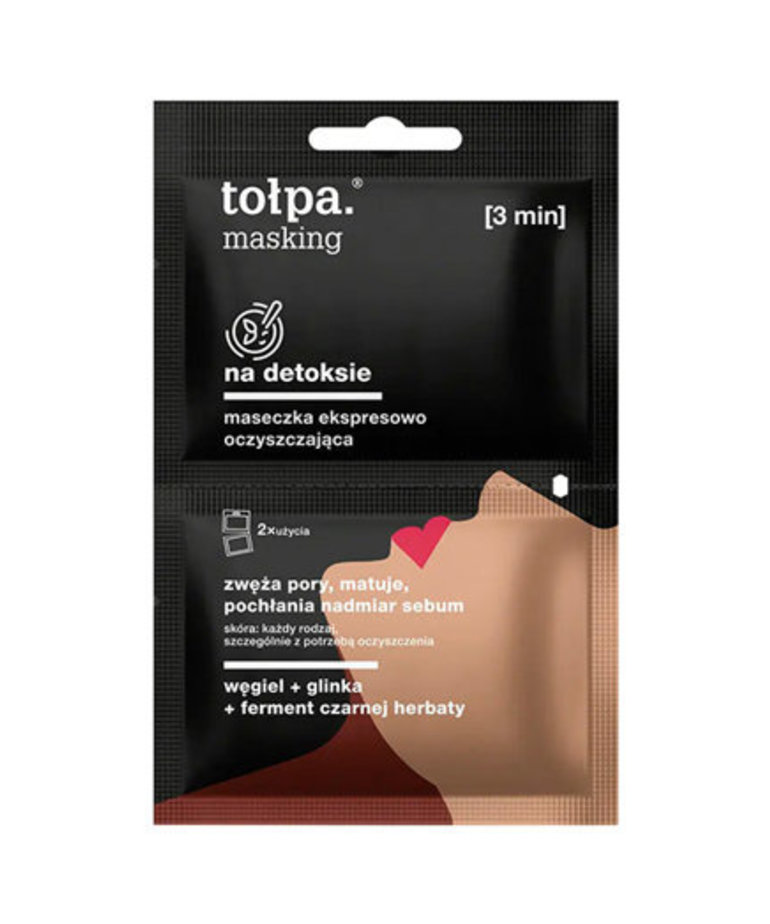 TOLPA TOŁPA Masking On Detox Express Cleansing Mask 2X5ml