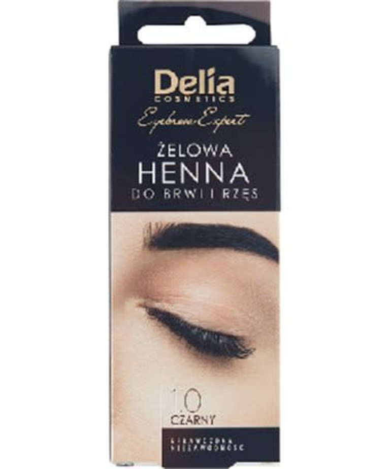 DELIA DELIA Henna for Eyebrows and Gel Eyelashes 1.0 Black 15ml
