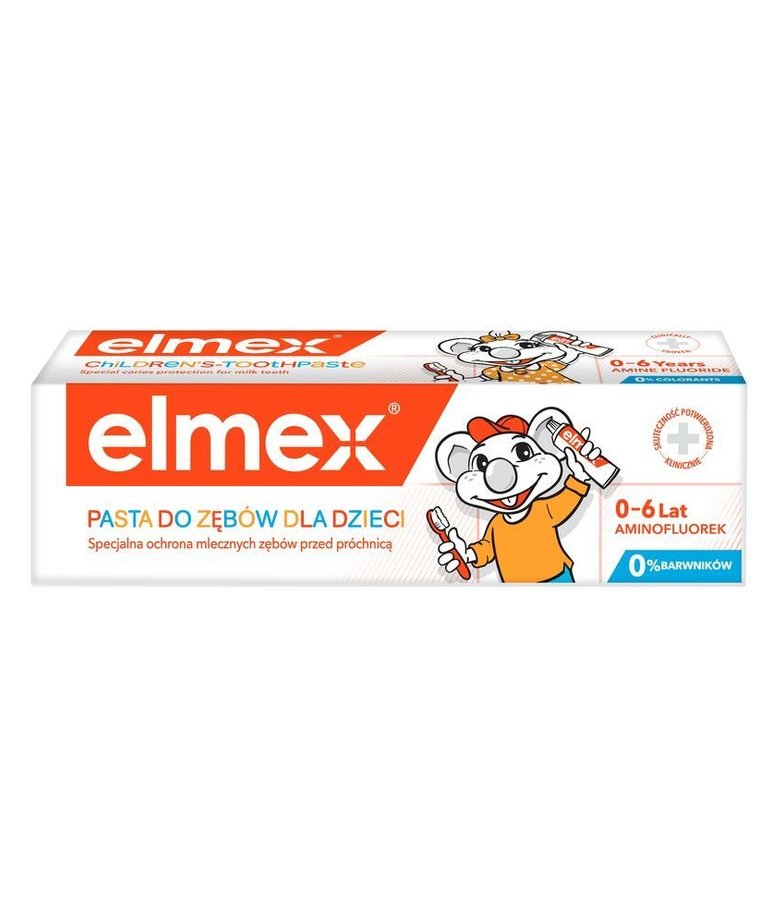 ELMEX Pasta Do Zębów Dla Dzieci 1-6 lat 50 ml