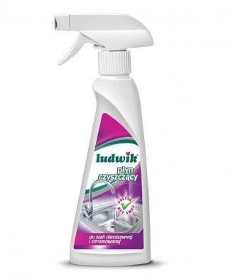 LUDWIK Płyn Czyszczący Do Stali Nierdzewnej I Chromowanej 250ml