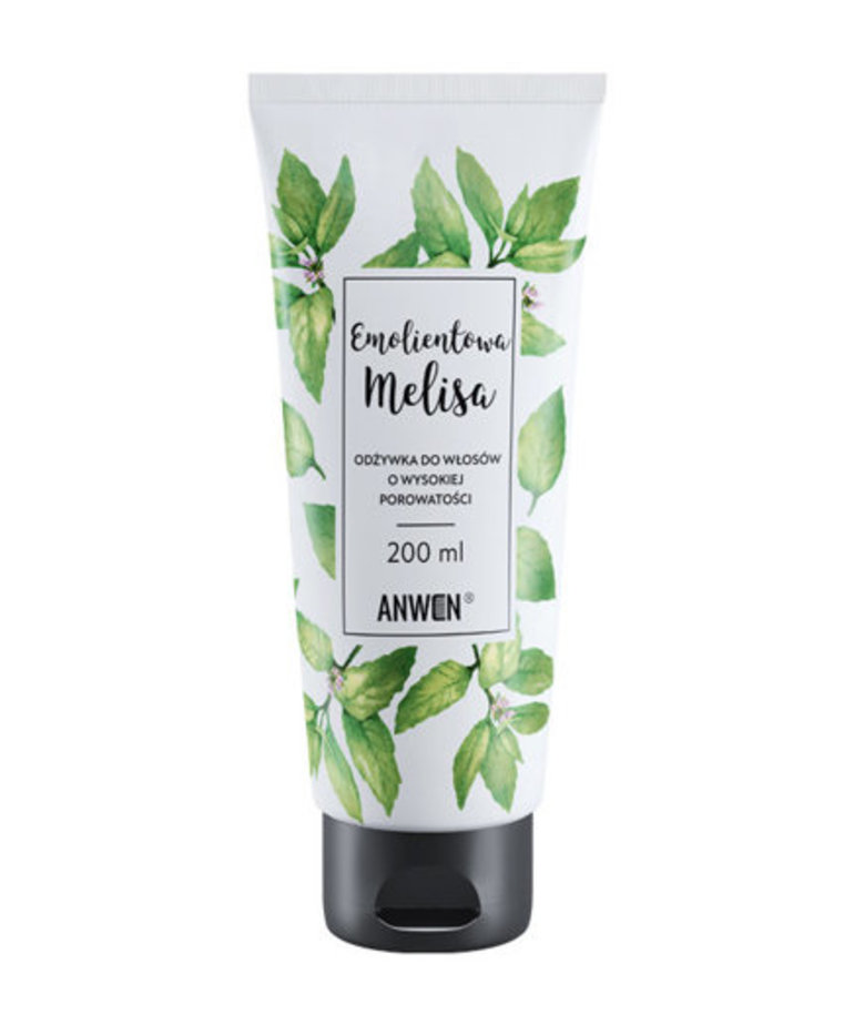 ANWEN ANWEN Emolientowa Melisa Odżywka Do Włosów Wysokoporowatych 200ml