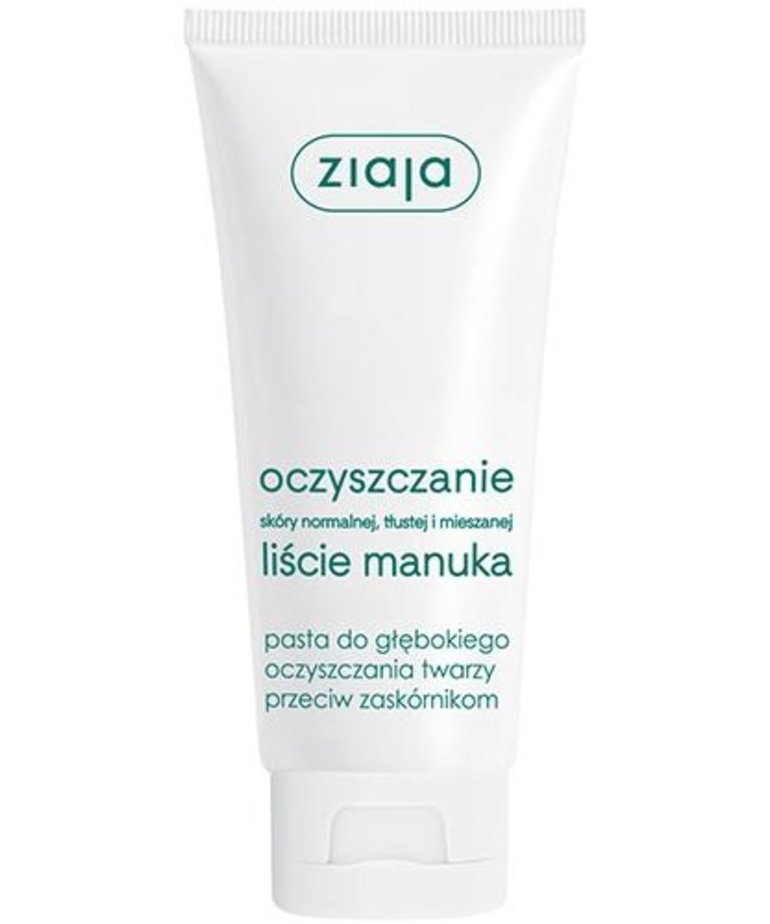 ZIAJA ZIAJA Oczyszczenie Liście Manuka Pasta Oczyszczająca 75 ml