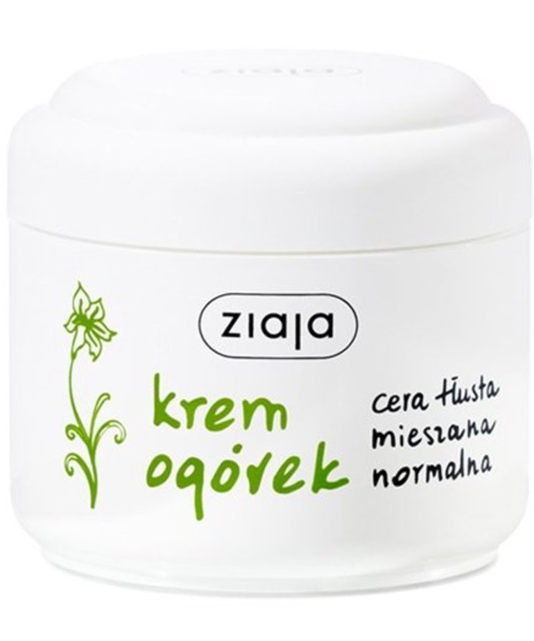 ZIAJA Cucumber Cream For Oily, Mixed And Normal Skin 100ml