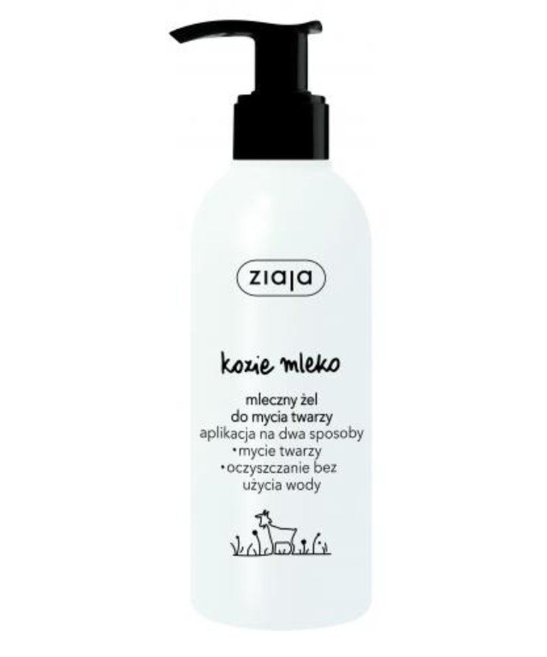 ZIAJA ZIAJA Kozie Mleko Mleczny Żel Do Mycia Twarzy 200ml
