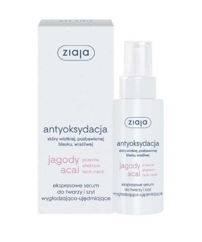 ZIAJA ZIAJA Antyoksydacja Jagody Acai Ekspresowe Serum Do Twarzy  50ml