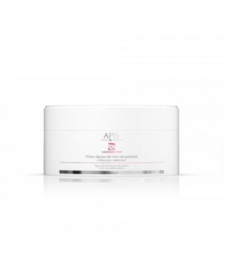 APIS APIS Maska Algowa Dla Cery Naczynkowej Z Dziką Różą I Witaminą C 100g