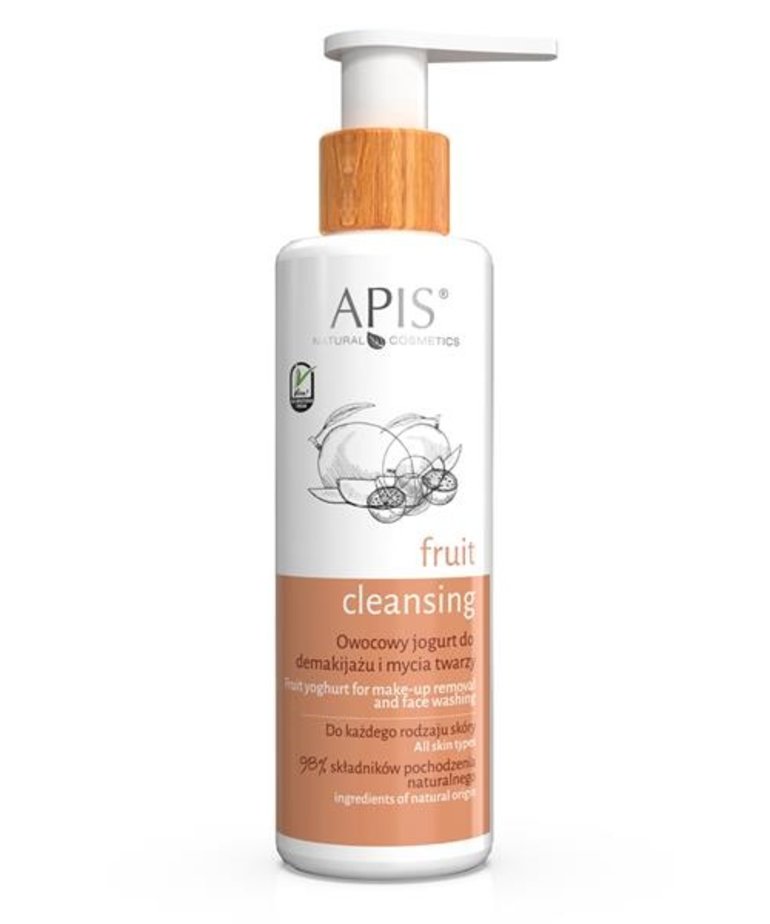 APIS Fruit Cleansing Fruit Yogurt For Makeup Removal And Face Wash 150ml