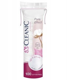 CLEANIC Pure Effect Cosmetic Pads 100 pieces