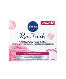 NIVEA Rose Touch Nawilżający Żel Krem Woda Różana I Kwas Hialuronow 50ml