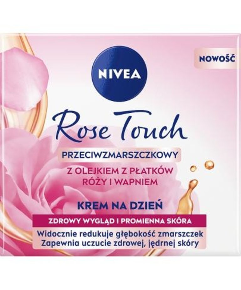 NIVEA Rose Touch Przeciwzmarszczkowy Krem Na Dzien  50ml