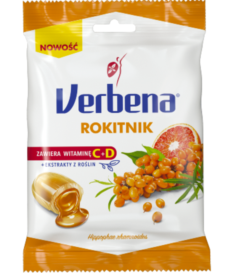 VERBENA Verbena Herbal Candies Sea Buckthorn 60g