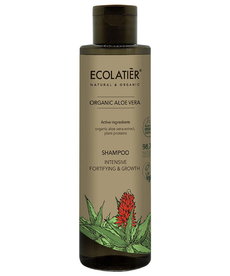 GREENCOSMETICS Ecolatier Organic Aloe Vera Szampon Do Włosów  Wzmacniający 250ml