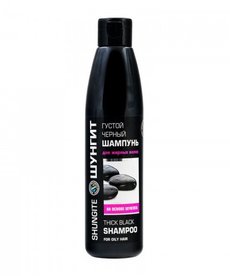 FRATTI Shungite Thick Black Shampoo For Oily Hair 330ml