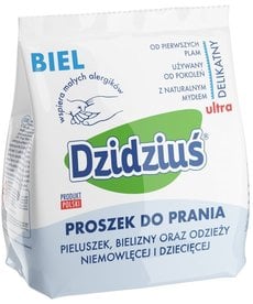 DZIDZIUS Ultra Delicate Washing Powder For White Fabrics 850g