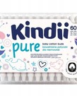 CLEANIC Kindii Pure Cotton Sticks For Babies 60 pcs