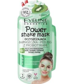 EVELINE Power Shake Mask Maseczka Oczyszczająca z Probiotykami 10ml