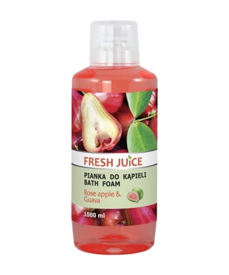 ELFA PHARM Fresh Juice Bath Foam Rose Apple And Guava 1000ml