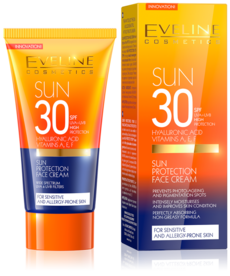Sun SPF 30 Przeciwsłoneczny Ochronny Krem Do Twarzy 50ml