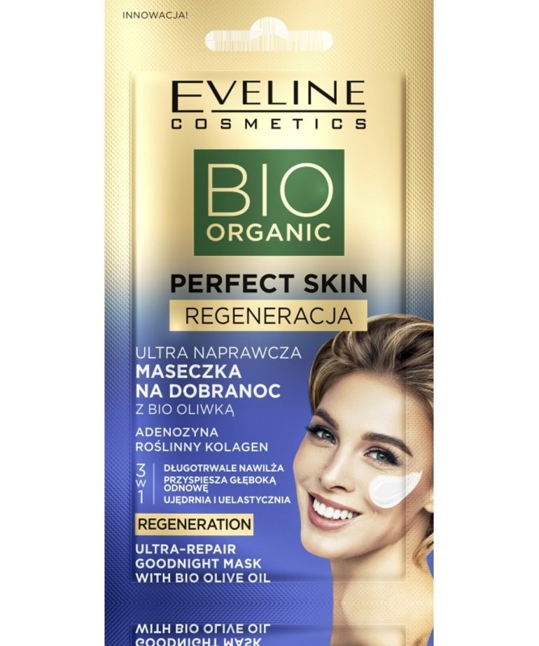EVELINE EVELINE Bio Organic Regeneracja Naprawcza Maseczka Na Dobranoc 10ml