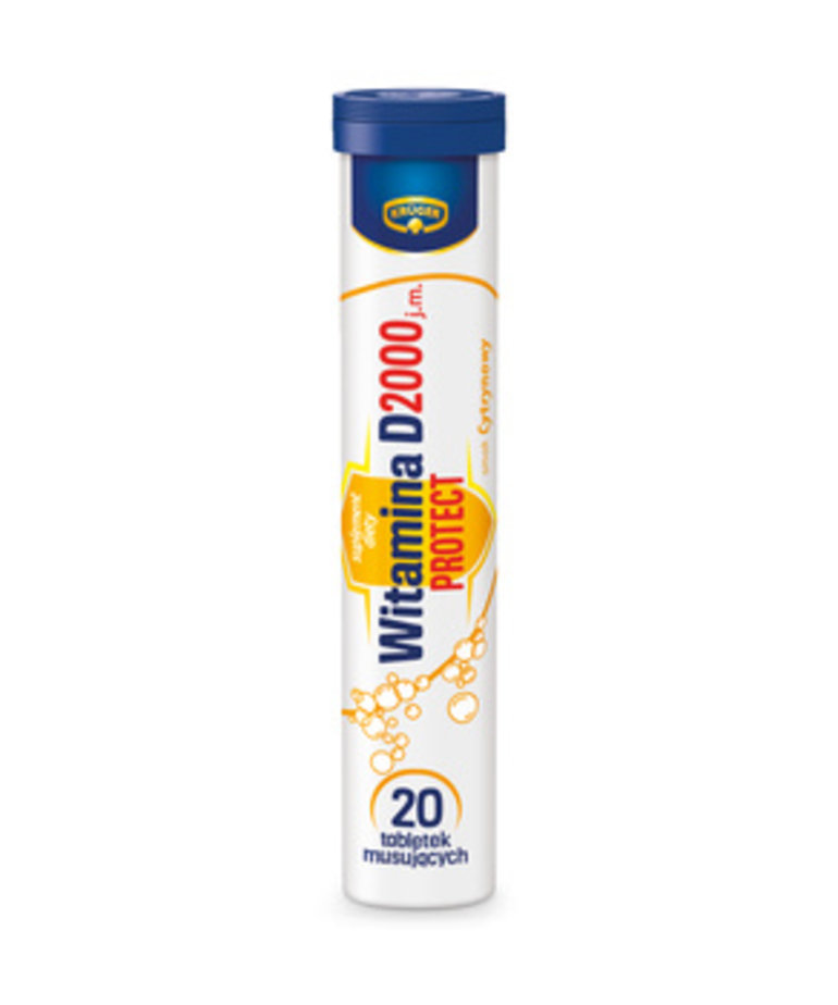 KRUGER Vitamin D 2000 IU 20 tablets