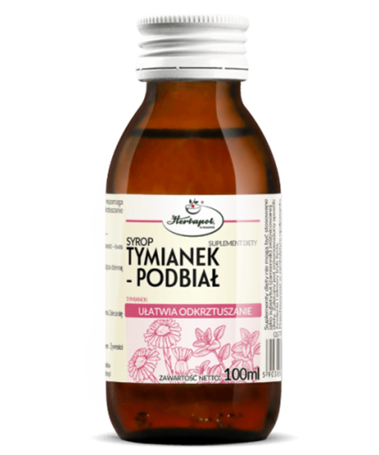 HERBAPOL Tymianek i Podbiał Syrop 100ml