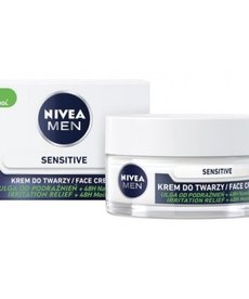 NIVEA NIVEA MEN Sensitive 48H Nawilżający Krem Do Twarzy 50ml