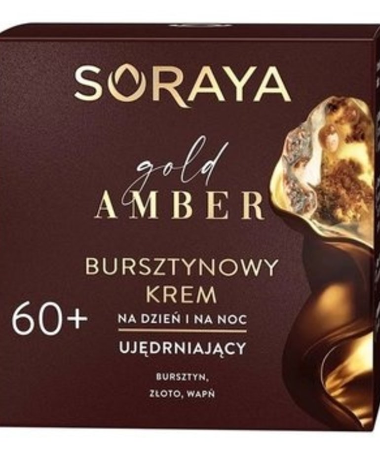 BIELENDA SORAYA Gold Amber Bursztynowy Krem Ujędrniający 60+ 50ml