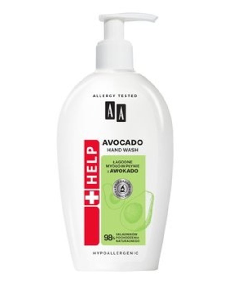 AA AA Mild Liquid Soap With Avocado Hypoallergenic 300 ml