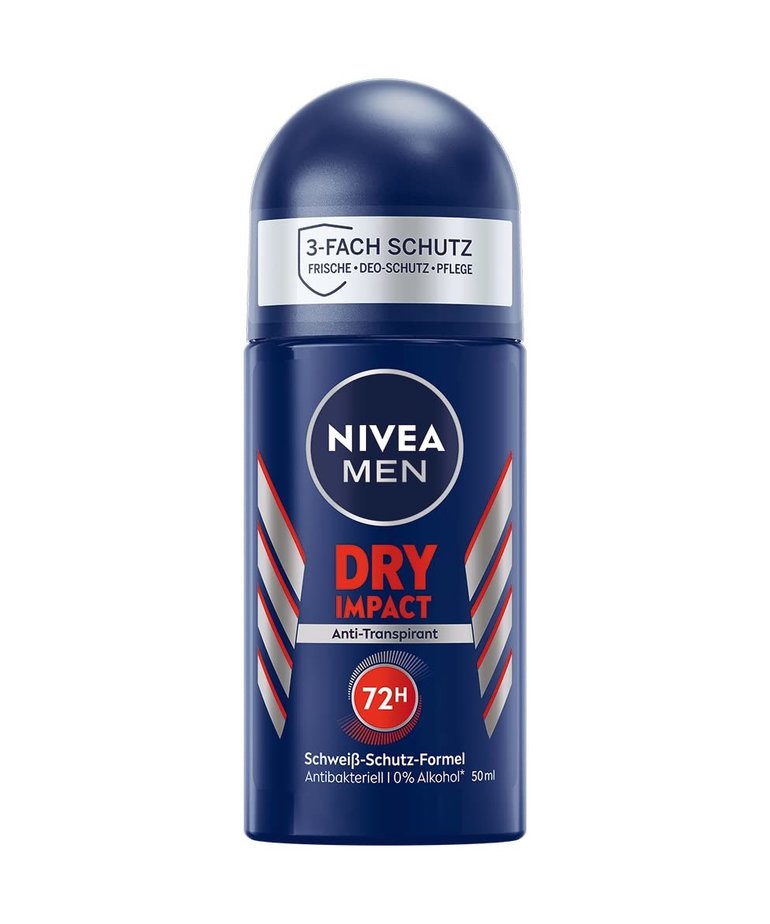 Onderbreking krom Vies NIVEA Dry Impact Antiperspirant For Men 72 Hours Protection 50 ml -  www.mypewex.com