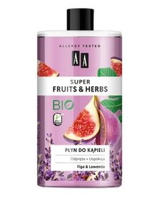 AA AA Super Fruits&Herbs Płyn Do Kąpieli Figa I Lawenda 700 ml