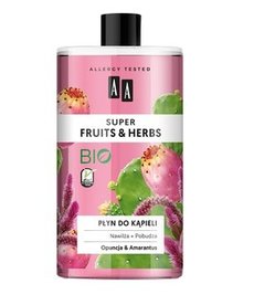 AA AA Super Fruits&Herbs Płyn Do Kąpieli Opuncja I Amarantus 700 ml
