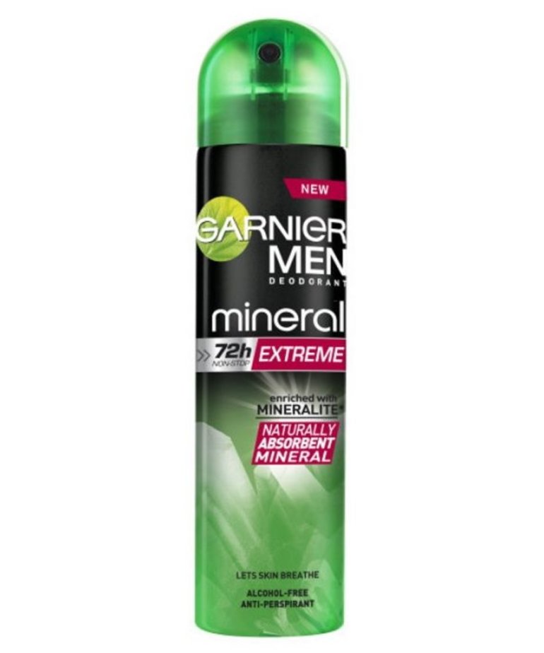 GARNIER GARNIER MEN Mineral 72h Antiperspirant Spray 150 ml