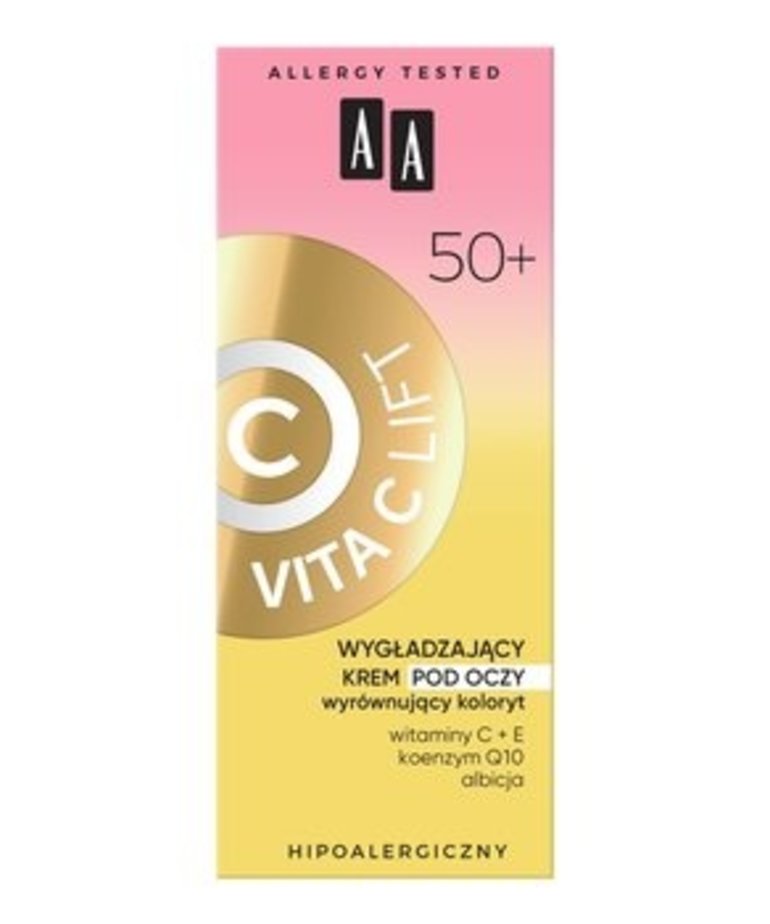 AA AA Vita C Lift 50+ Wygładzający Krem Pod Oczy 15 ml