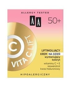 AA AA Vita C Lift 50+Liftingujący Krem Na Dzień Wyrównujący Koloryt 50ml