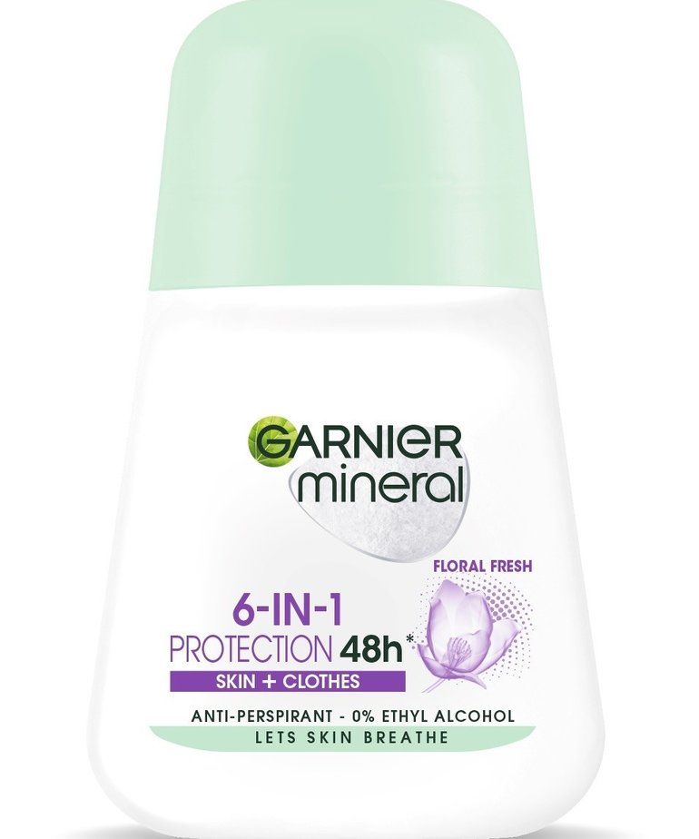 GARNIER GARNIER Mineral 6W1 48h Protection Antiperspirant Roll On 50 ml