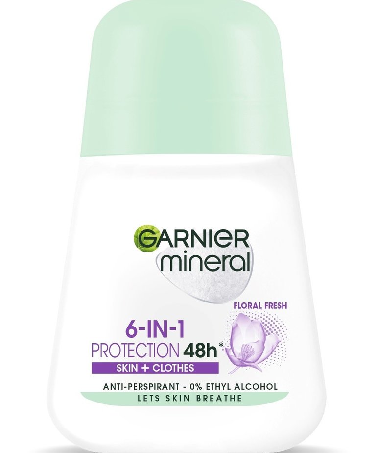 GARNIER GARNIER Mineral 6W1 48h Protection Antyperspirant Roll On  50 ml