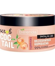 BIELENDA BIELENDA Scrub Coctail Peeling Do Ciała Brzoskwinia Kambucha 350ml