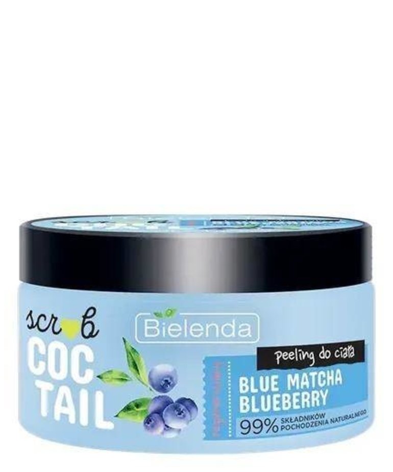 BIELENDA BIELENDA Scrub Coctail Peeling Do Ciała Blue Matcha Bluberry 350ml