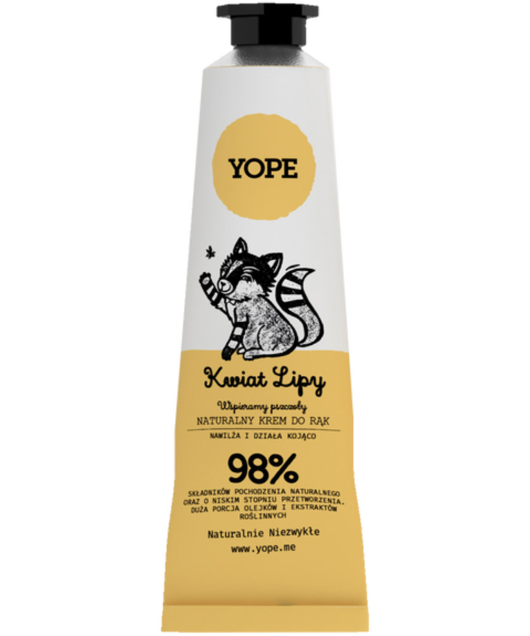 YOPE YOPE Naturalny Krem Do Rąk Nawilżająco-Łagodzący Kwiat Lipy 50 ml