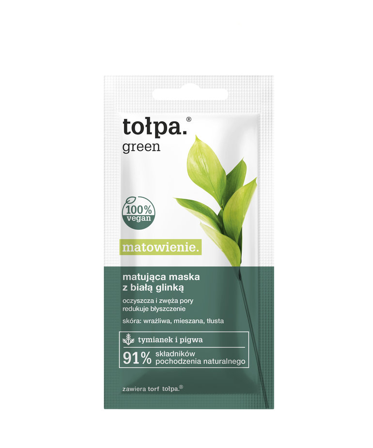 TOLPA TOŁPA Green Mattifying Face Mask With White Clay 8 ml