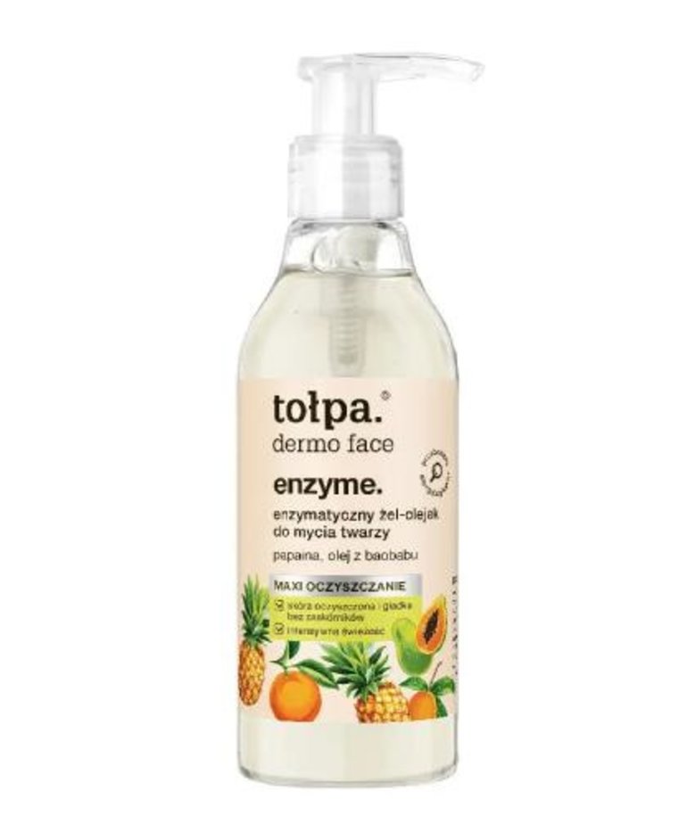 TOLPA TOŁPA Dermo Face Enzyme Żel -Olejek Do Mycia Twarzy 195ml