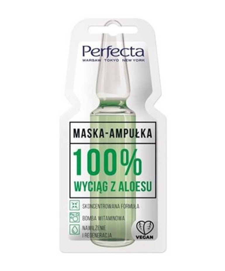 PERFECTA PERFECTA Maska Ampulka  100% Wyciąg z Aloesu 8 ml
