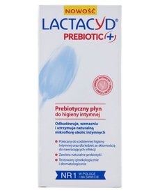 PERRIGO LACTACYD Prebiotic+ Prebiotyczny Płyn Do Higieny Intymnej 200 ml