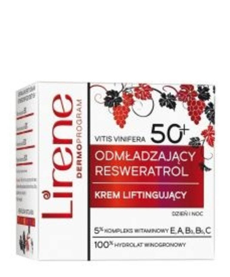LIRENE LIRENE  Resweratrol 50+ Przeciwzmarszczkowy Krem Naprawczy 50ml